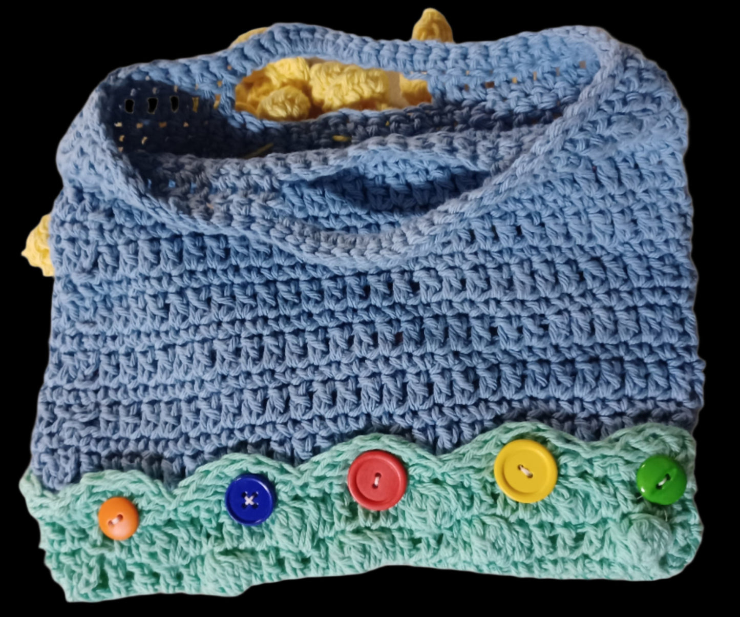 Curly Hair Doll Face Child's Purse