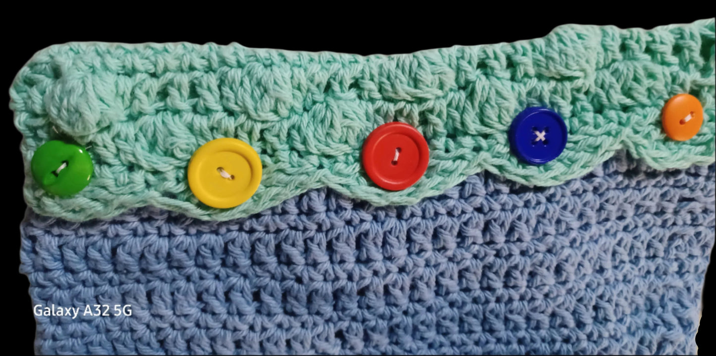 Curly Hair Doll Face Child's Purse