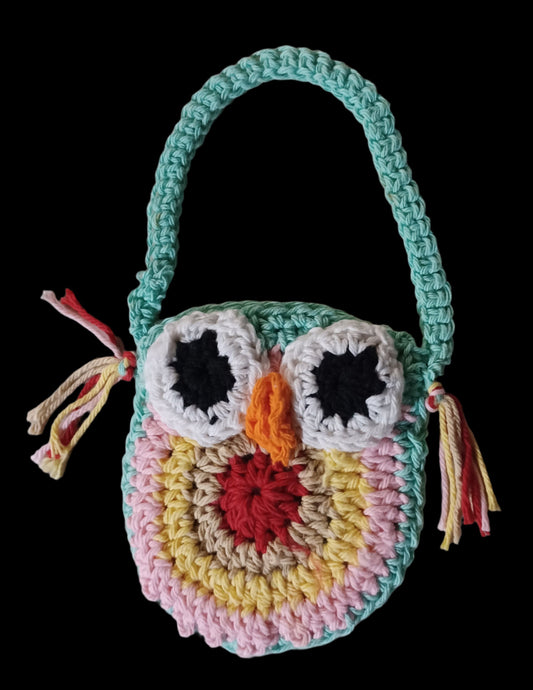 Handmade Child's Owl Bag