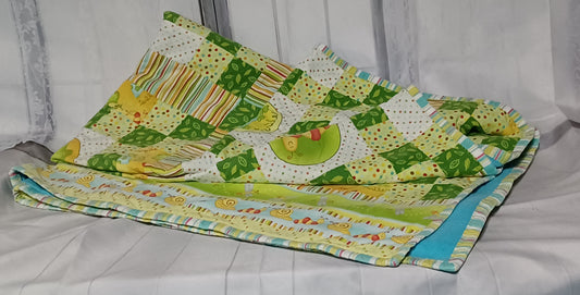 Pond Buddies Fleece Backed Quilt